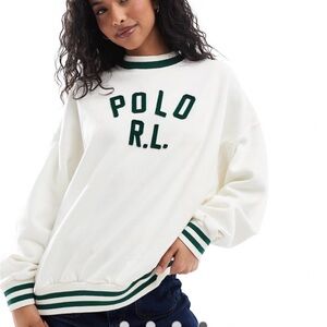 Polo by Ralph Lauren White Top with Green Details